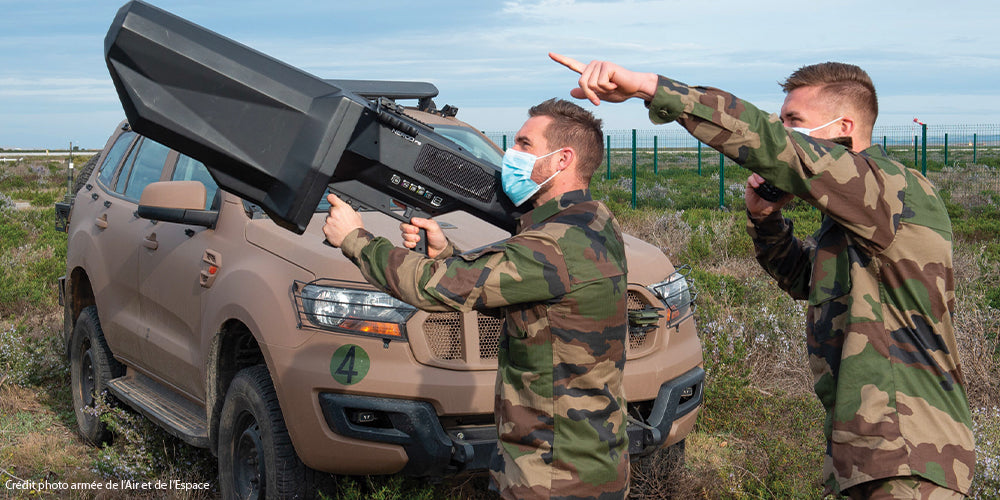 Système de défense anti-drone et guerre électronique